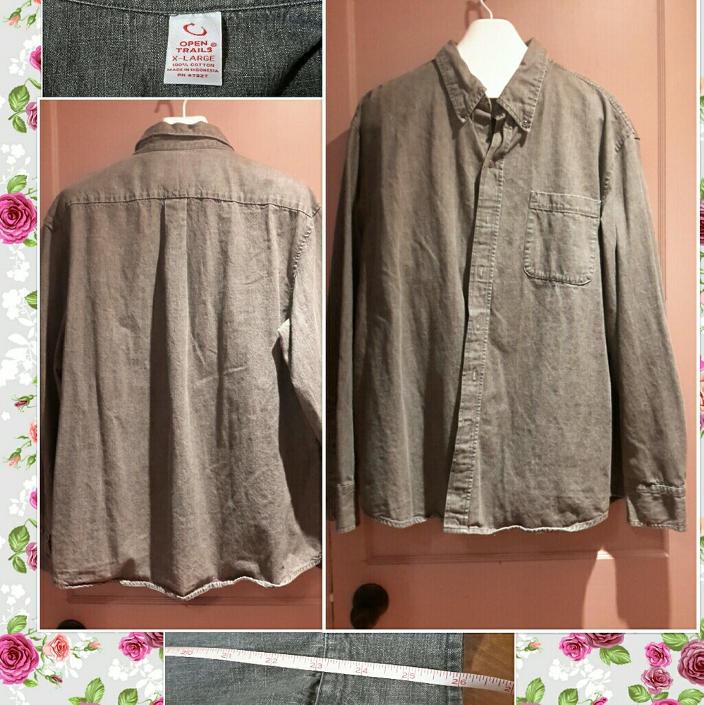 EUC 🌟Open Range🌟Men's LS Shirt